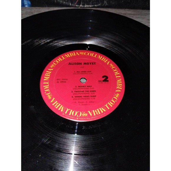 Alison Moyet ALF LP (Vinyl Record Album) 1985 CBS Records - Picture 5 of 6